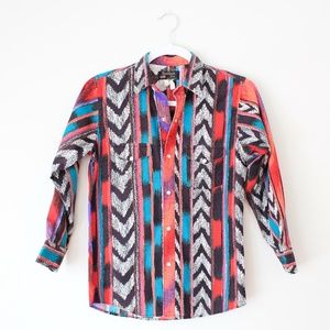 Ruddock Bros Vintage 1980s Western Shirt Size 4